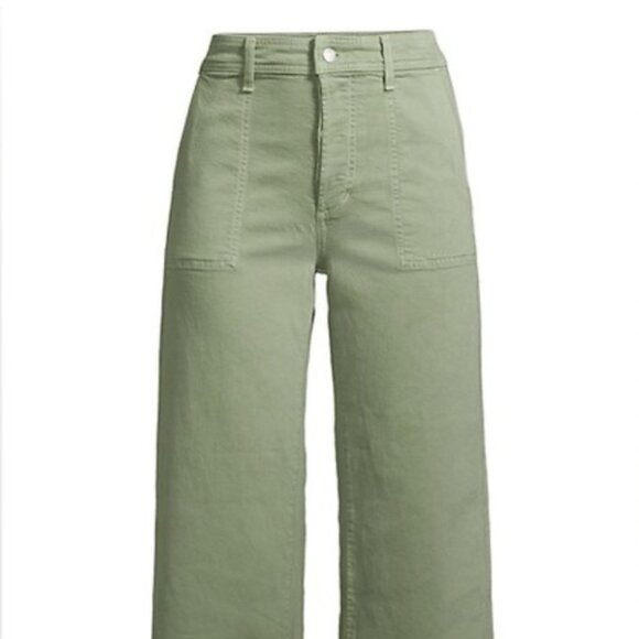 Joe's Jeans Denim - Joe’s Jeans High-Rise Trouser Crop in Seagrass
